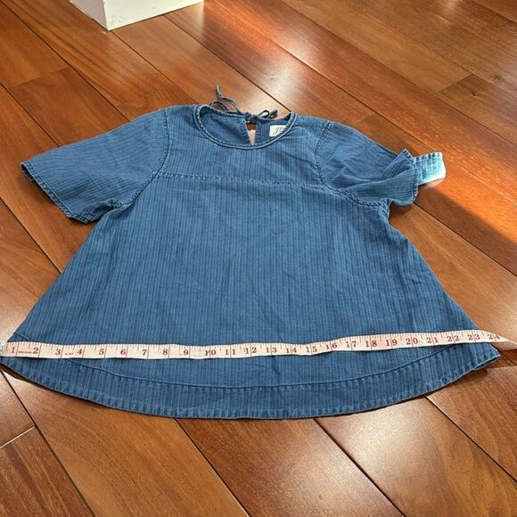 J.Crew denim swing top in Spanish indigo size XXS - Picture 9 of 11